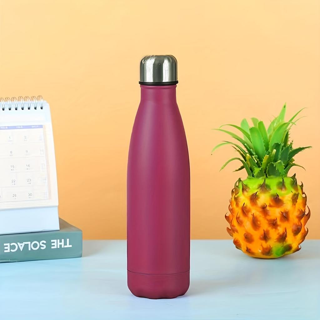 1pc-Stainless Steel Vacuum Cup Bottle Sports Water Cup Fashion Convenient Sports Leisure Water Cup For Outdoor Activities