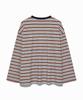 MOAA Retro Multi Stripe Long Sleeve Tee (Red)