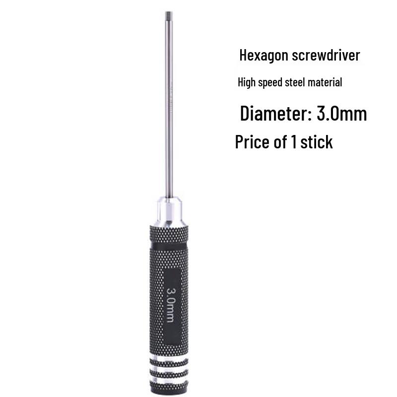 Moustache 3.0mm High-Speed Steel Hex Screwdriver for FPV Drones
