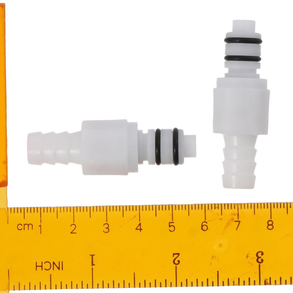 2 STÜCK 3/8" Schnellverschluss Schlauchverbinder Kunststoffrohrverbinder Absperr-Schlauchstutzenventil Wasserleitung