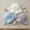 Breathable Gauze Muslin Baby Summer Hat Soft Edge Children Panama Cap Kids Sun Hat  Summer Season