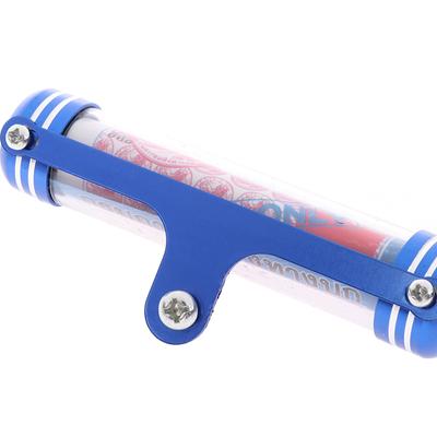 1Pc Motorcycle Motorbike Tube Tax Disc Cylindrical Holder Frame License Plate