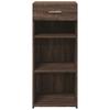 Sideboard Brown Oak Effect 40 X 42.5 X 93 Cm Engineered Wood