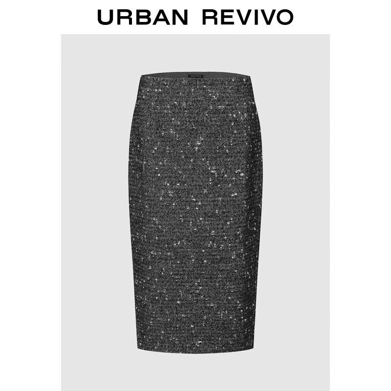 UR 2025 Women s Retro Tweed Skirt M
