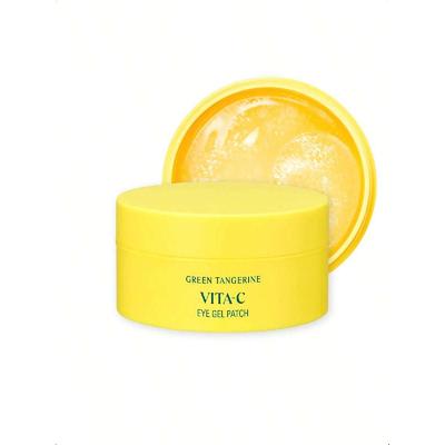 Grüne Mandarine Vitamin C Feuchtigkeitsspendende Augenmaske 72g (60 Blatt) | 5-Minuten, Feuchtigkeitsspendendes Gel-Patch (2024 Erweiterte Version)