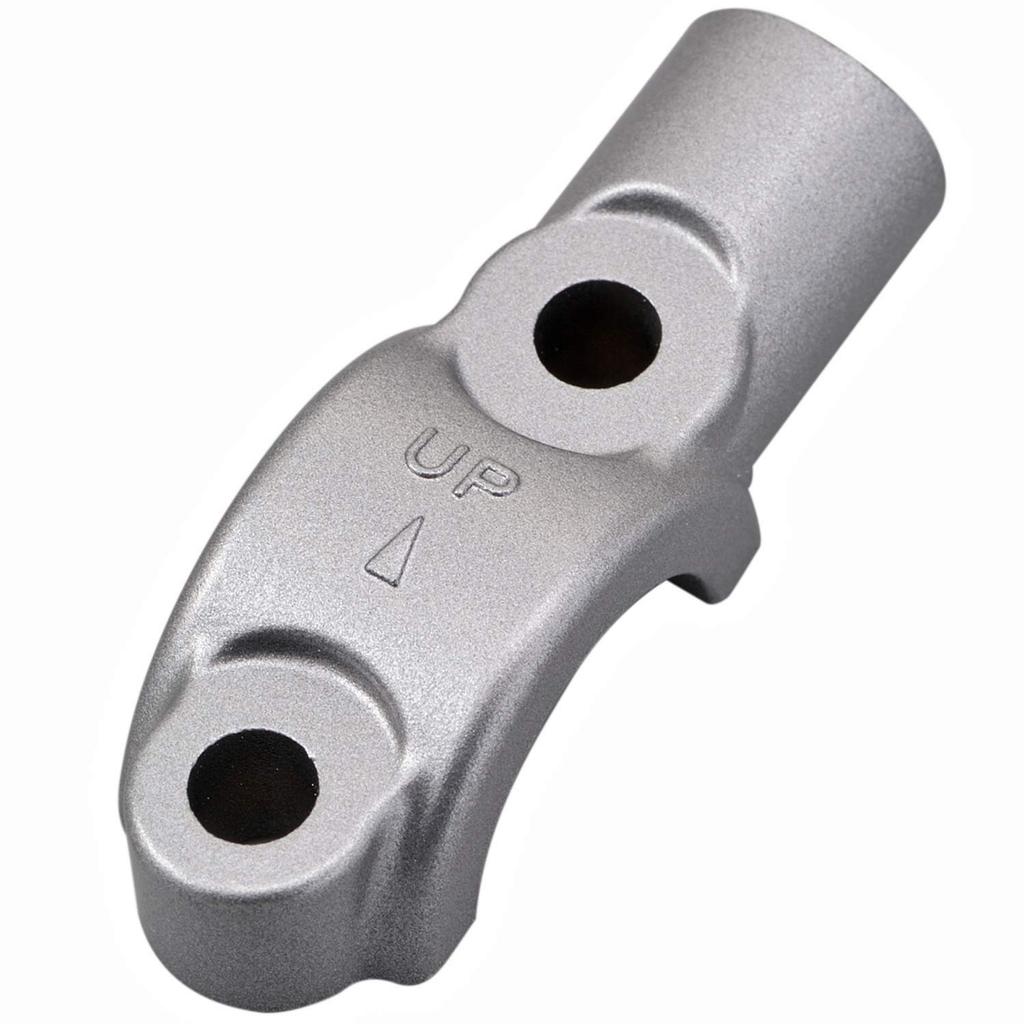 Daytona 23255 NISSIN Brake Master Cylinder Repair Mirror Holder Iron Nail Silver (Horizontal Left Brake)