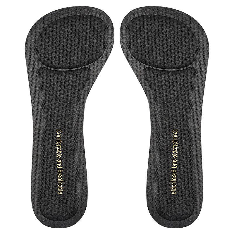Women's Sandals with Self-adhesive Insoles Sweat-absorbing Non-slip Stickers and Arch Support Pads