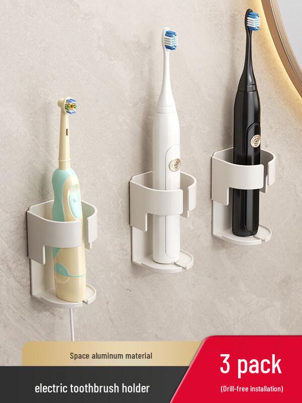 LIEI No-Drill Electric Toothbrush Holder