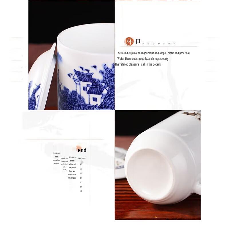 Shangheng Ceramic Jiangnan Water Town Scenic Cup