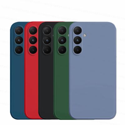 Για Samsung Galaxy A15 Θήκη Πολυτελής TPU Αντικραδασμική Υγρή Σιλικόνη Κάλυμμα Πίσω Μέρους Τηλεφώνου Samsung Galaxy A05S A05 A15 A25 A35 A55 5G
