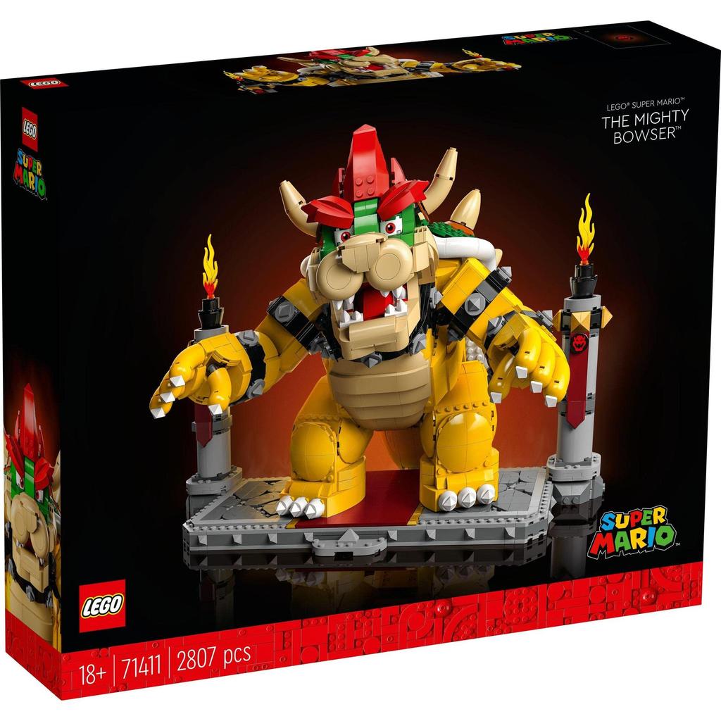 LEGO Super Mario: The Demon King Bowser Toy, Birthday Gift, Blocks, Mother's Day, Father's Day Gift, Men and Women, Mario Merchandise, Game, 71411