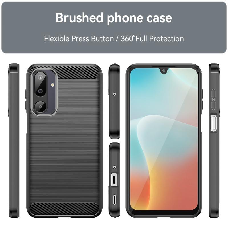 For Cover Samsung Galaxy M16 Case Samsung M16 Capas Shockproof Phone Back Bumper Armor TPU Soft Carbon Fiber Fundas Samsung M16