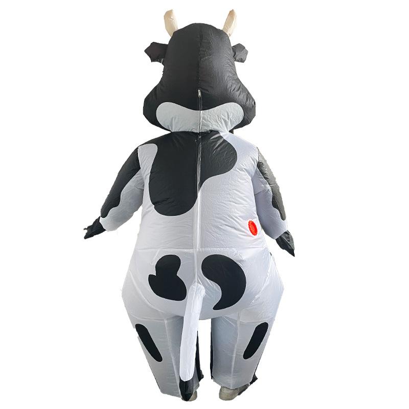 Déguisement Vache Cosplay Fête de Fête Costume Drôle Nouveau Costume Gonflable Vache Bobo