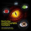 3-inch Devil's Eye LED Car Dynamic Lights Led Lenses Retrofit Kits Assembly Auto Accessories Headlight 12v with Remote Control