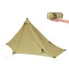 Qunature Easy Compact Easy Highly Breathable 1-Person Tent, One-Pole Tent, Waterproof, Setup, Lightweight, (900g), Poleless, Setup, Mesh,
