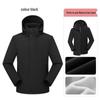 Stone Style Waterproof Shell Jacket with Down Layer and Custom Logo Print