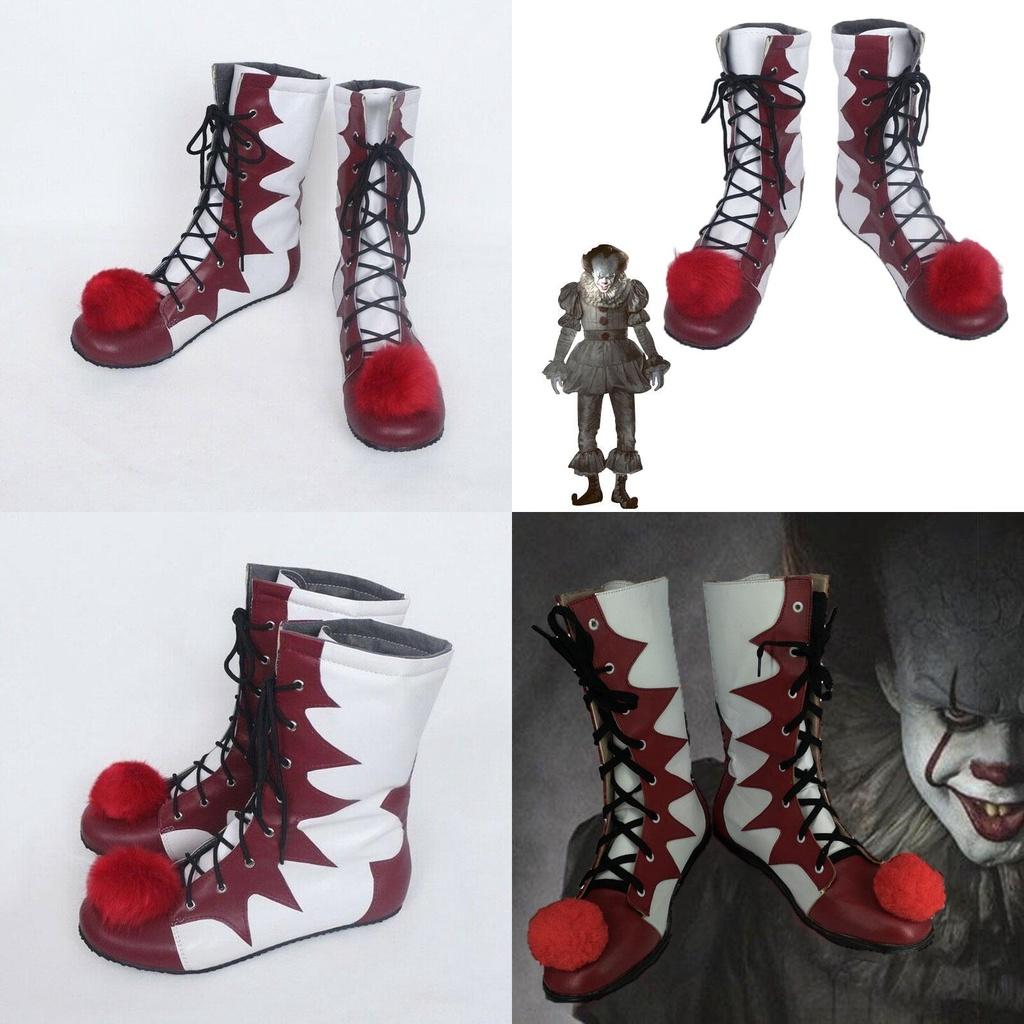 Comfortable Joker Pennywise Cosplay It Horror Clown Killer Carnival Shoes For Halloween