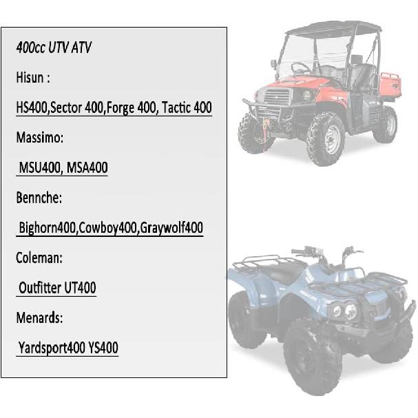 QYMOTO Hisun 400 Drive Belt 25300-003-0000 Compatible with Hisun 400 UTV ATV, HS400,Sector 400,Co-Leman UT400,Massimo MSU400