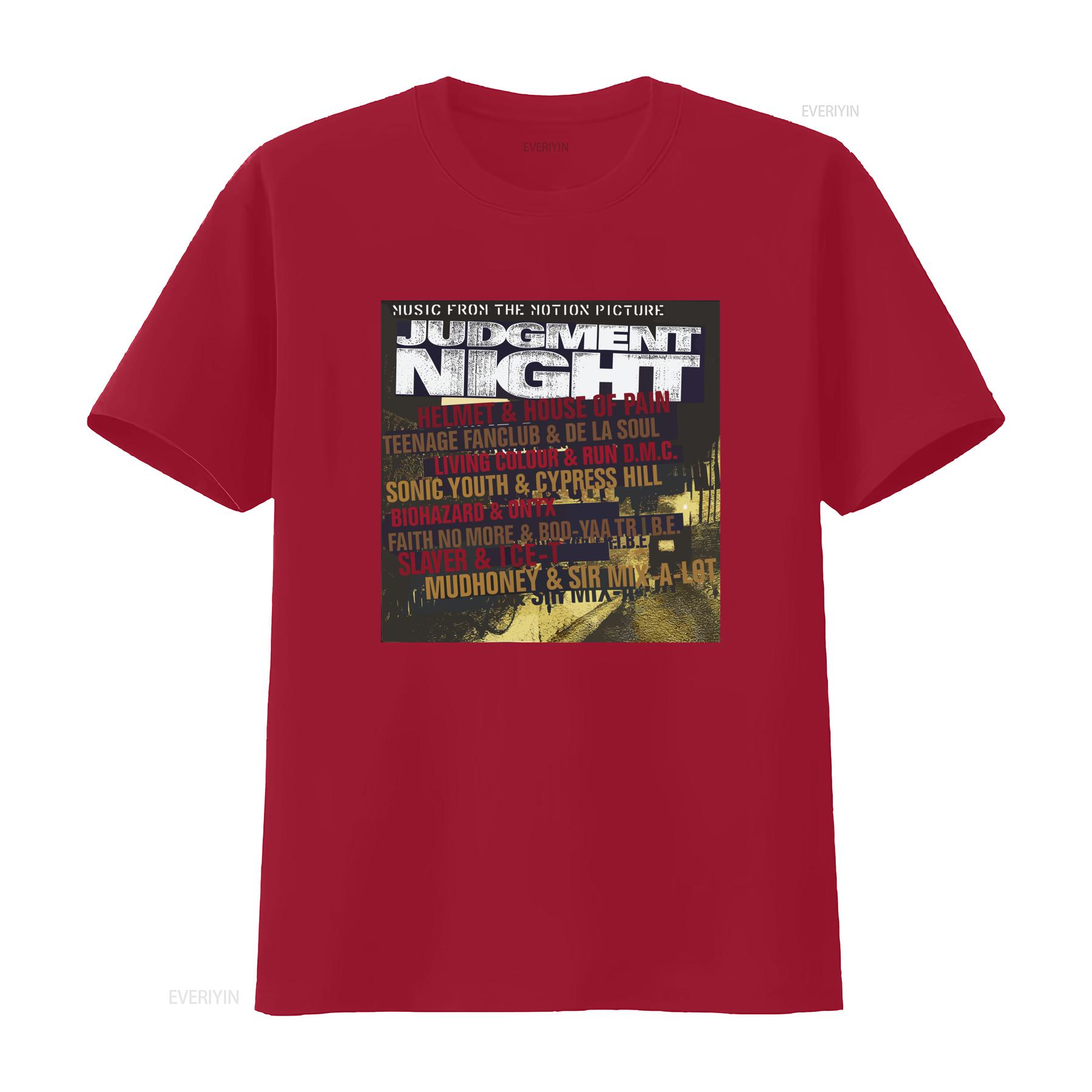 

Judgement Night Soundtrack Movie Fan Retro T Shirt Featuring Helmet House Of Pain More vintage Washed homme Breathable graphic S
