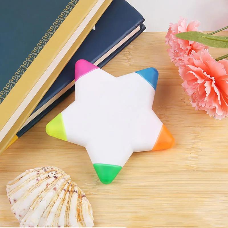 Highlighters Multicolor Creative Highlighter Pen Kawaii Markers Drawing School Art Supplies Japanese Stationery