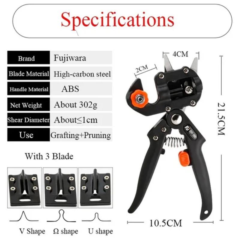 1SET Grafting Shears Scissor Fruit Tree Vaccination Multi-function Bud Cutter Gardening Tools