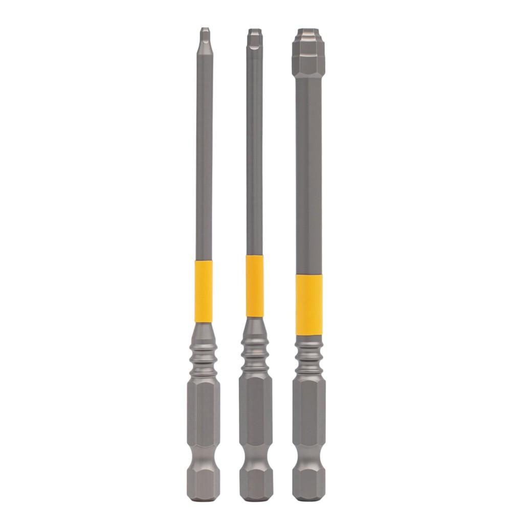 6.35mm Hex Screwdriver Bits Set 65mm 100mm Length for Manual and Power Tools