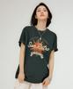 Seteo New Sun Retro Graphic Short Sleeve T-Shirt Charcoal (Type A)