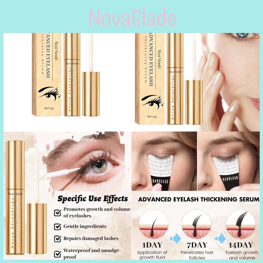 West Month Lash Liquid For Luxurious Volume Hydrating Lengthening And Dramatic Curl