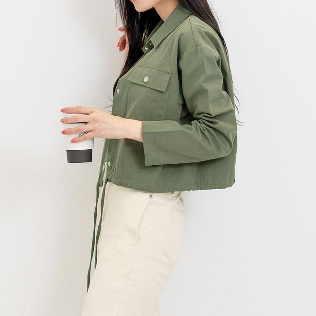 Jacket for Women Short Style Snap Button Date Outfits Korea Fashion