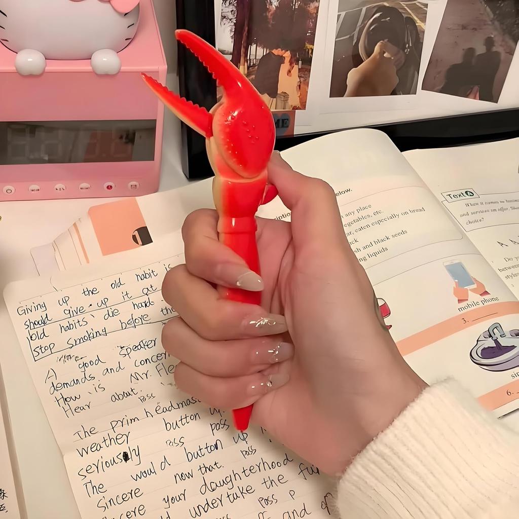 Crab Lobster Claw Gel Pens, Ocean Themed Writing Pens, Novelty Office School Supplies