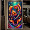 Abstract Color Fish Large Size Diamond Painting New Collection Sea Animals Diy Full Square Round Drill Rhinestone Embroidery Mosaic Cross Stitch Kits