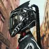 AIS motorcycle helmet men and women personality full helmet four seasons universal Bluetooth slot DOT ECE