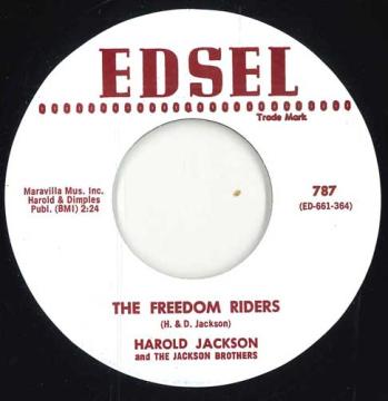 

7-дюймовая пластинка ХАРОЛЬД ДЖЕКСОН, ДЖЕКСОН БРАЗЕРС - Freedom Riders / Travelin 787 Edsel UK 2025 UK Blues