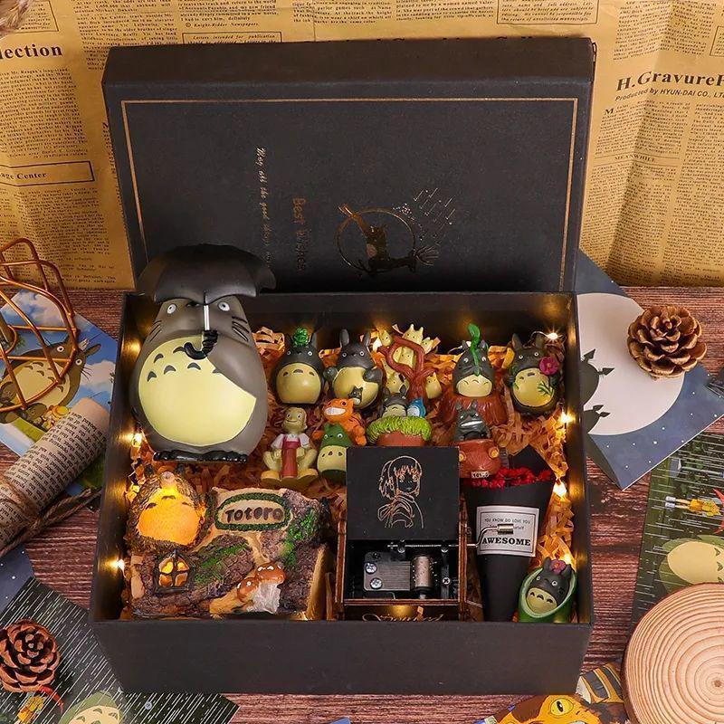 Hayao Miyazaki Figurine Gift Set for Female Friends - Perfect for Birthdays, Middle School, High School, or Graduation.