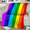 Coperta Cartone Animato 3D Colori Arcobaleno Illusione, Morbida Coperta da Divano per Casa Camera da Letto Letto Divano Picnic Viaggio Ufficio Coperta per Bambini