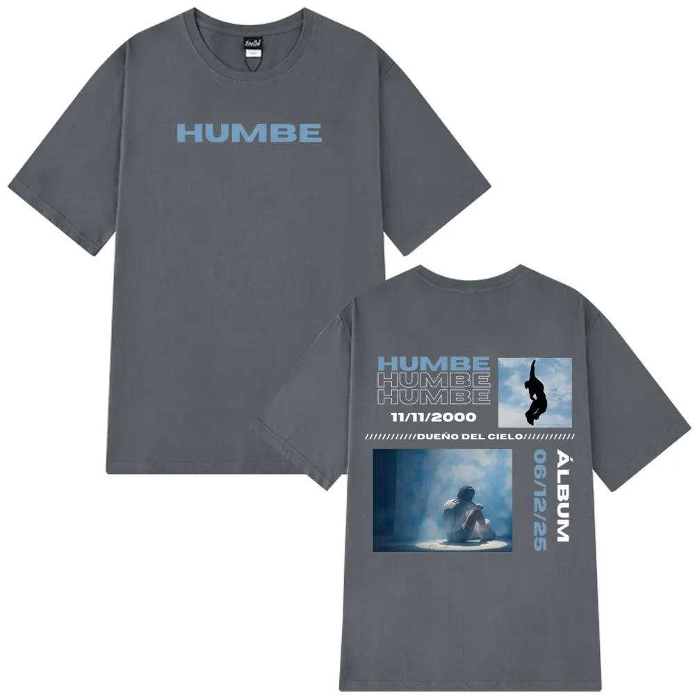 Singer Humbe Esencia Tour Graphics T Shirts Men Women Hip Hop T-shirt Short Sleeve Fashion Oversized Cotton T-Shirts Streetwear