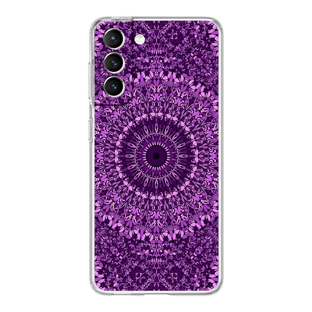 Mandala flower totem Clear Silicone Phone Case For Samsung Galaxy S23 S22 5G S20 Ultra S21 FE 5G S10E S9 S8 S10 Plus Soft Cover