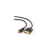 Gembird GEMBIRD HDMI CABLE HDMI TO DVI MALE MALE 1.8M