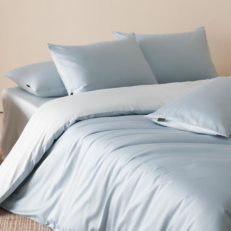 Xinjiang Long-Staple Cotton Solid Color 4-Piece Bedding Set