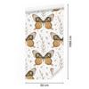 Rainbows and Butterflies Boho Wallpaper, Gold and Light Gray, 50x1000