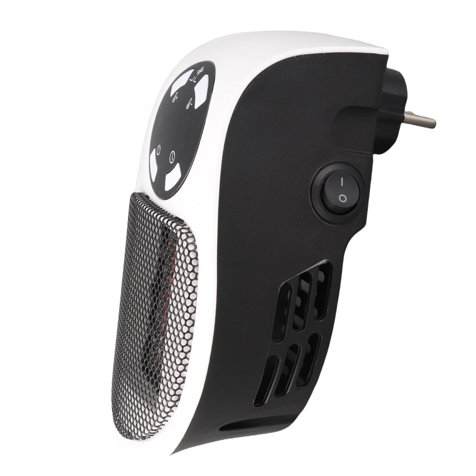 

Мини электрический обогреватель 500 Вт, черно-белый, портативный, настенный, электрический обогреватель-обогреватель для дома