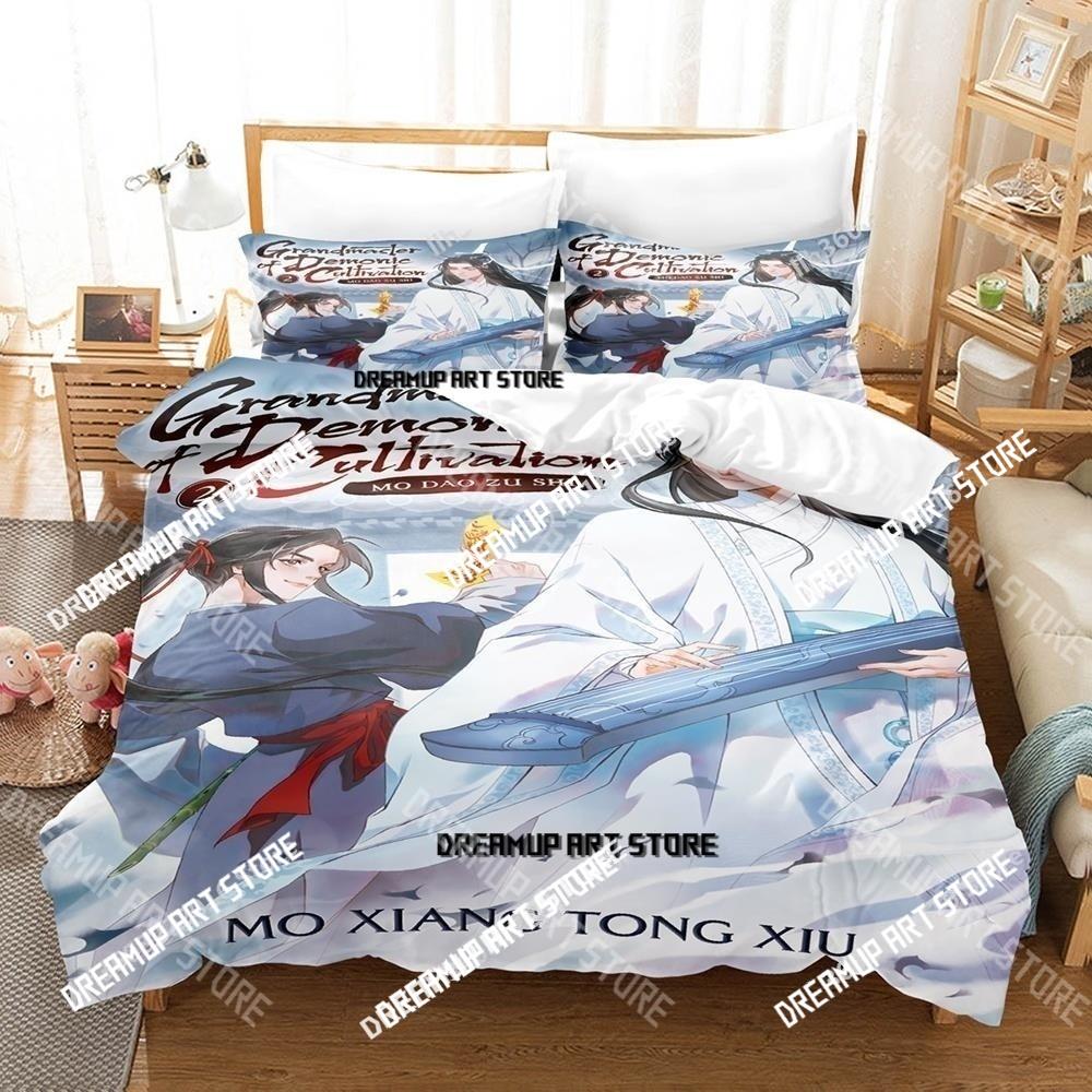 3D Print Mo Dao Zu Shi The Grandmaster of Demonic Cultivation Bedding Set Single Twin Full Queen King Size Bed Set Kids Bedroom