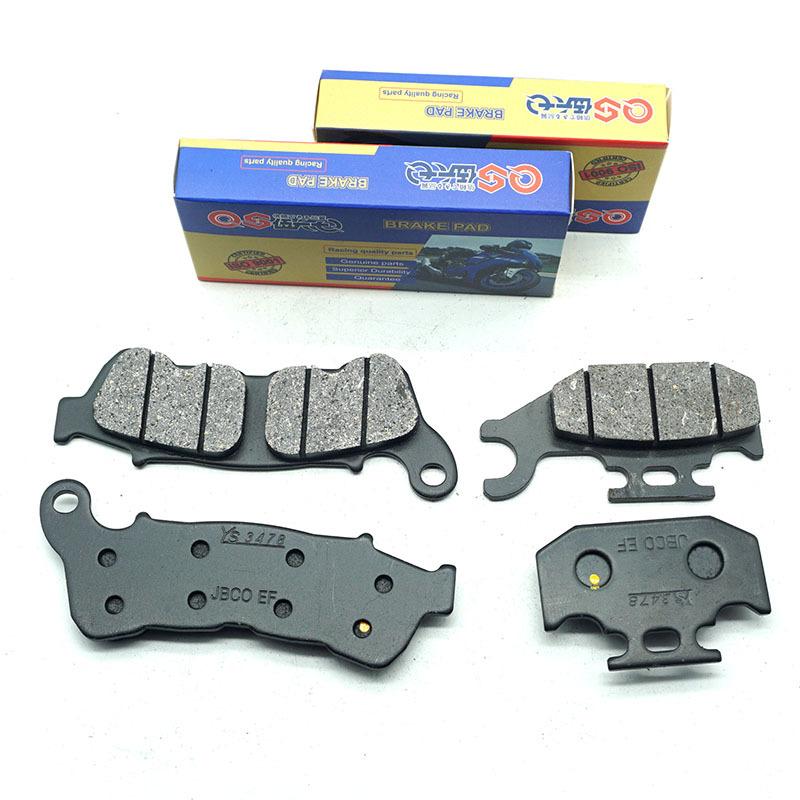 Motorcycle Front Rear Brake Pads for SUZUKI UH125 Burgman125 UX125 Sixteen 2008-2012 UX150 2008-2011 UH 125 UX 150