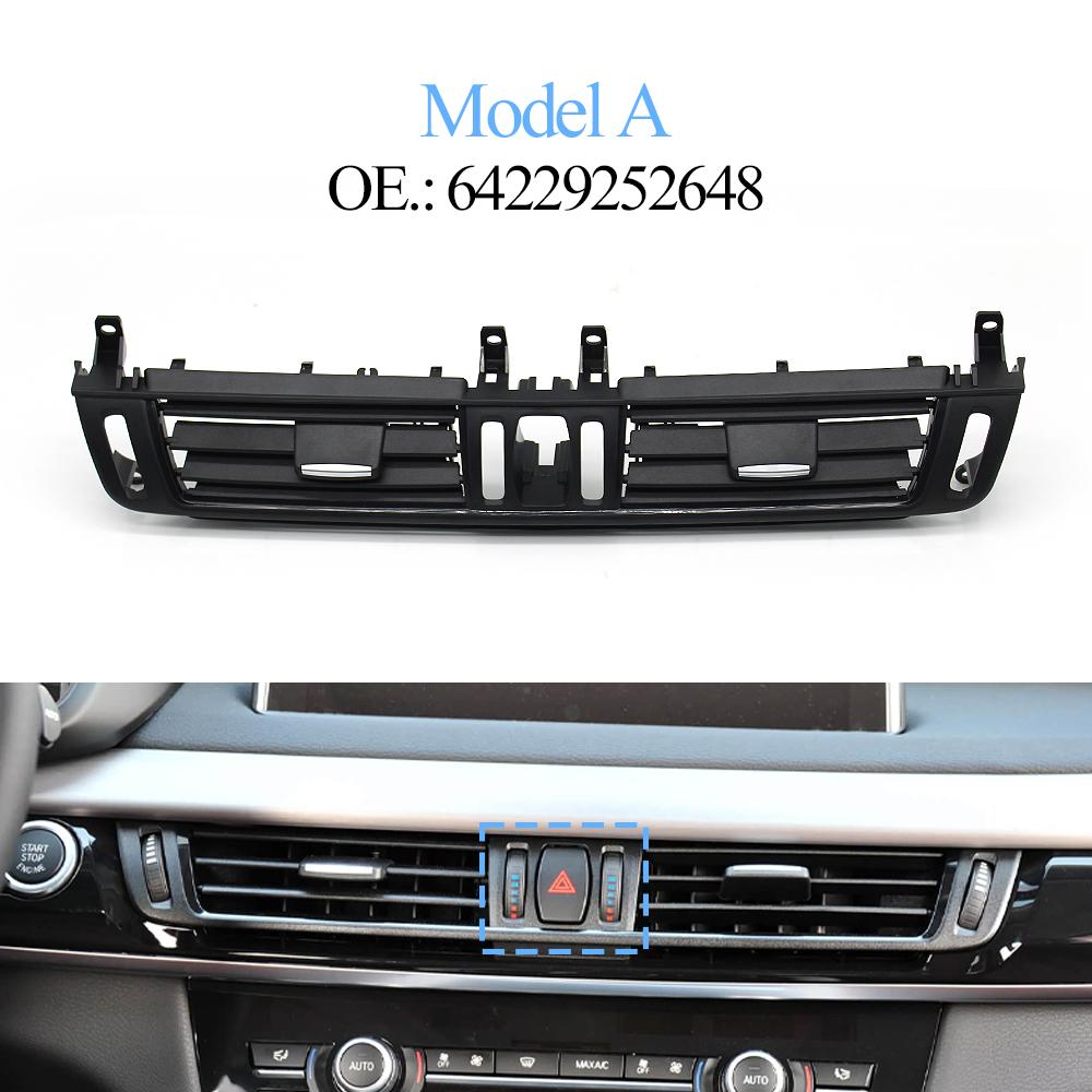 Car Front Middle Air Conditioner AC Vent Grille Outlet Panel Cover For BMW X5 X6 M F15 F16 F85 F86 64229252648 64229253115