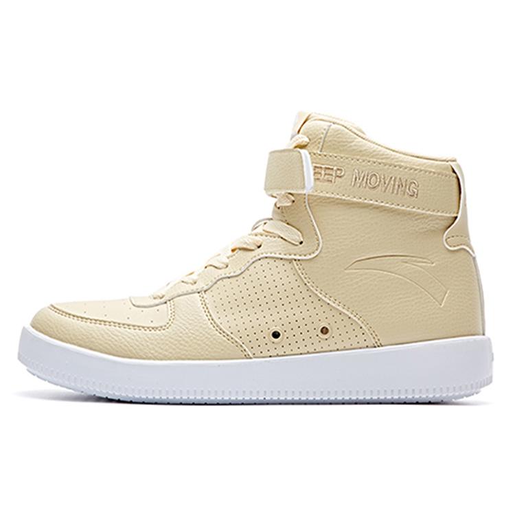New Anta Life Collection High Top Skateboard Shoes Men's Apricot 91748060-5