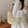 Bag Women's Summer New Versatile Shoulder Seaside Vacation Beach Bag Woven Straw Commuter Tote Bag Tide