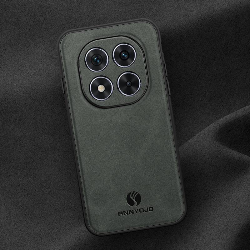 

Slim Matte Feeling Leather Phone Case for Xiaomi Redmi Note 15 Pro Plus 5G Note 14 Pro+ 4G Note15 Note14 Protective Cases Redmi Note 14 Pro 5G (Global) сірий колір