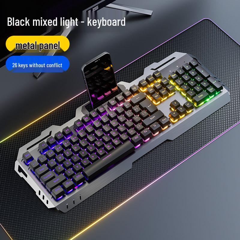 Muzama Gaming Keyboard, Mouse, and Headset Set – Wired/Wireless Esports Peripherals