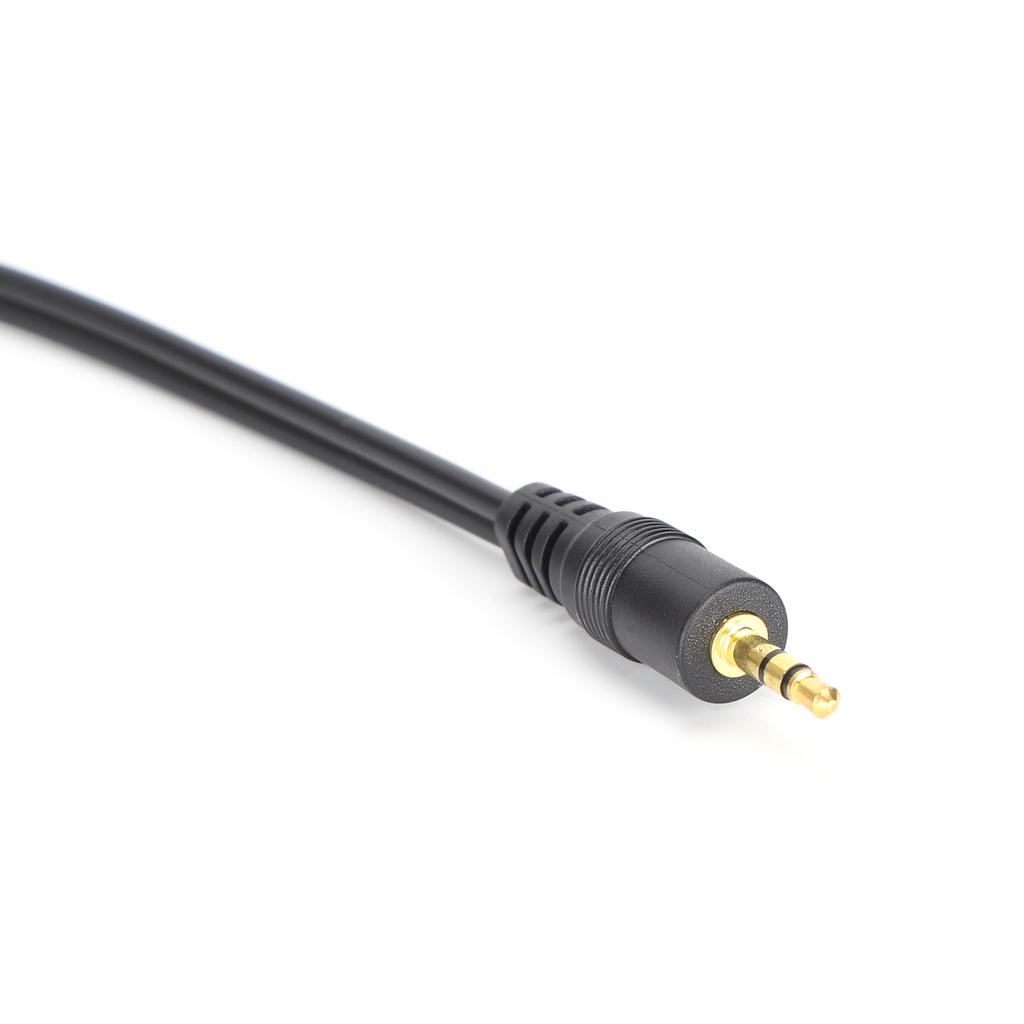 Microphone Cable 3.5mm Connector To Dual XLR Male Adapter Interconnect Patch Cord