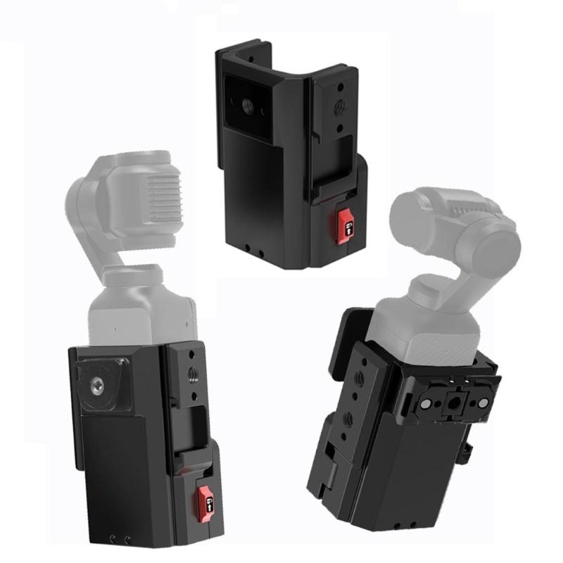 Aluminum Protective Camera Cage For Pocket 3 Action Cameras With Quick Release and Mount Magnetic Adapter